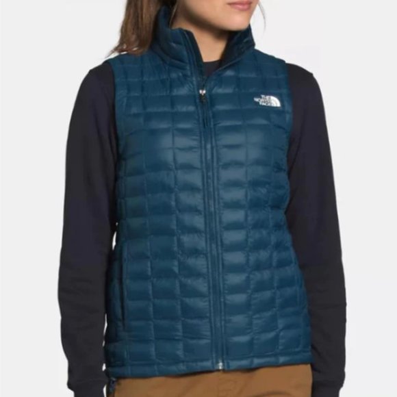 The North Face Women's Thermoball Eco Vest Blue Wing Teal - Picture 1 of 1